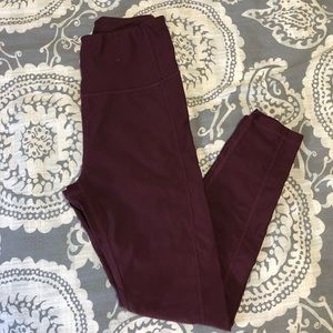WhiteFox Active Leggings in Burgundy